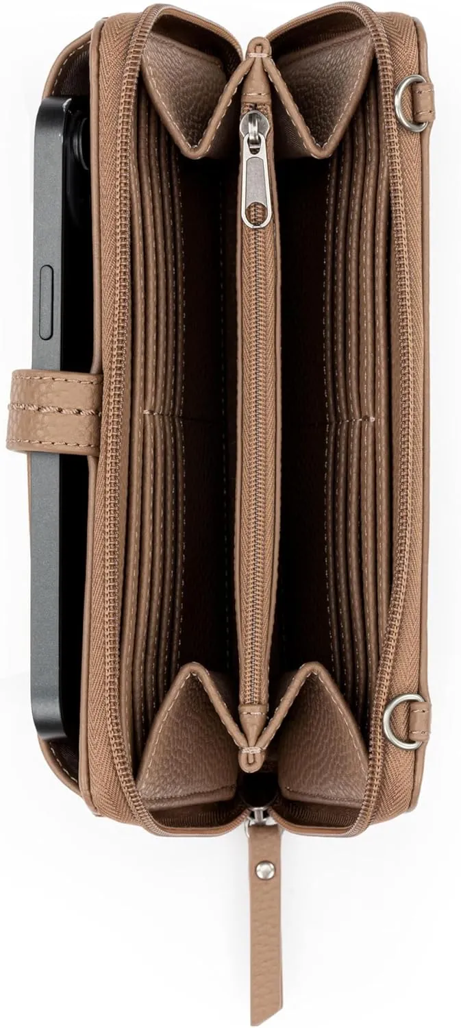 The Sak Iris Smartphone Crossbody Purse - Women's Cellphone Bag & Wallet For Everyday - Convertible Wristlet With Zipper
