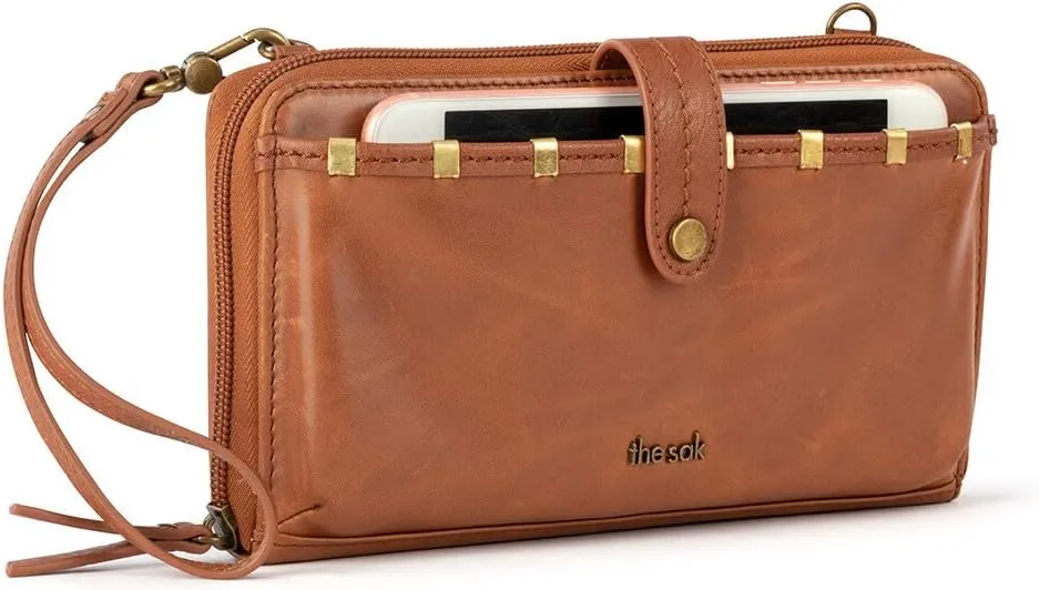 The Sak Iris Smartphone Crossbody Purse - Women's Cellphone Bag & Wallet For Everyday - Convertible Wristlet With Zipper