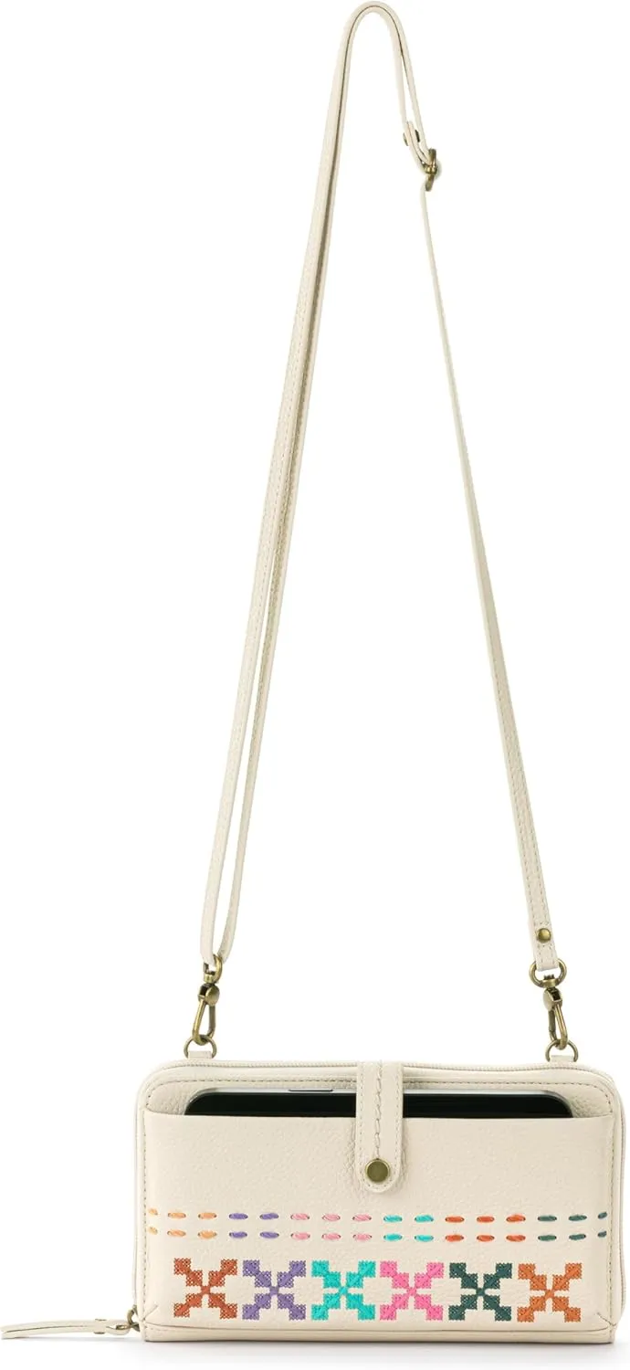 The Sak Iris Smartphone Crossbody Purse - Women's Cellphone Bag & Wallet For Everyday - Convertible Wristlet With Zipper