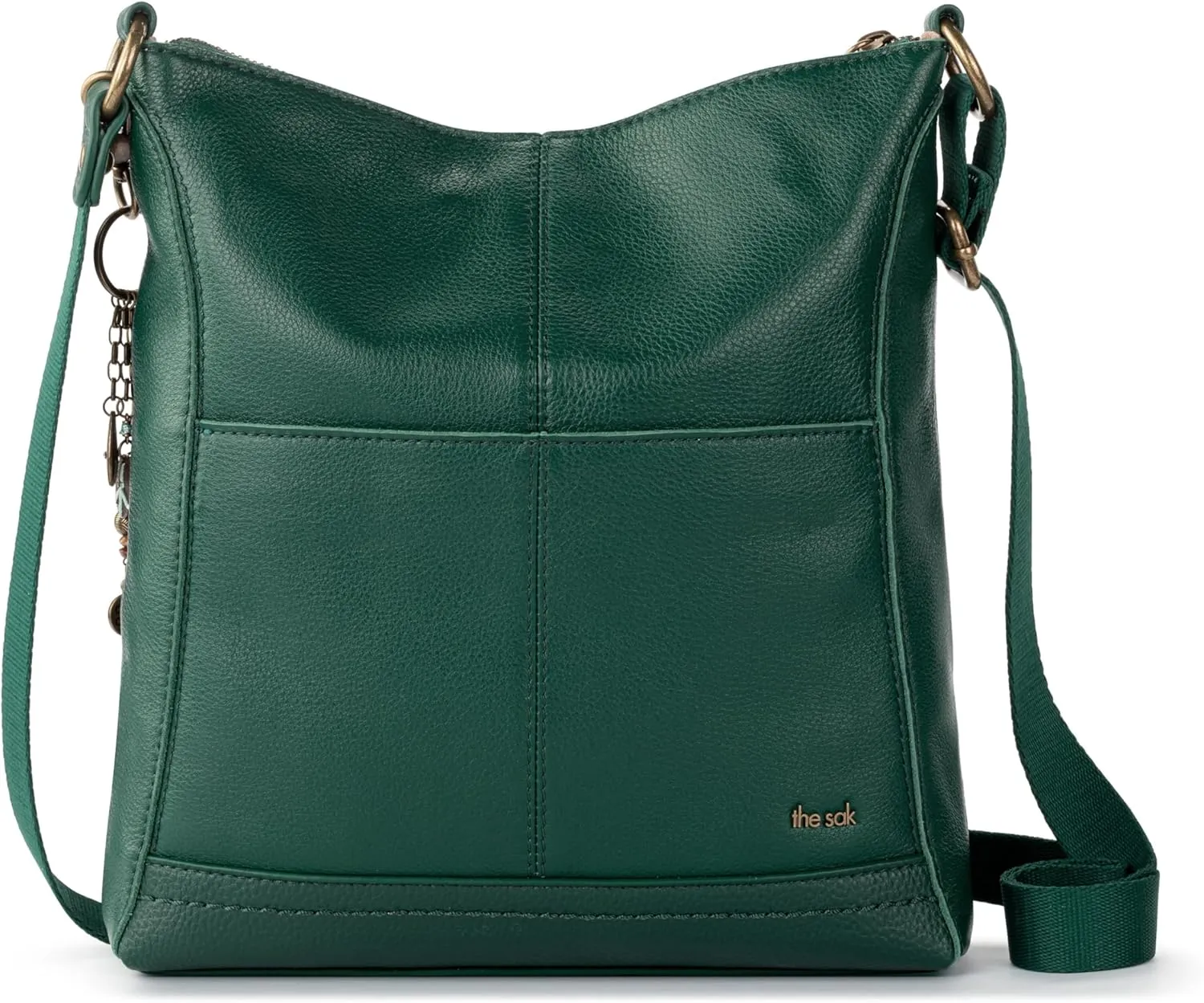 The Sak Lucia Crossbody Bag in Leather, Convertible Purse with Adjustable Strap