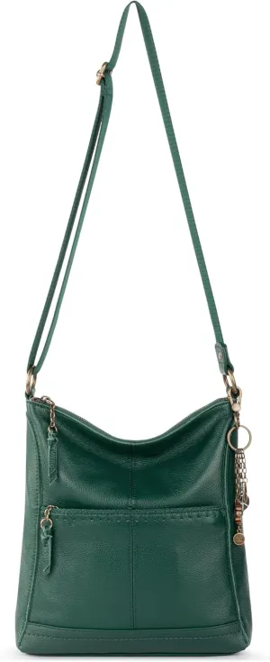 The Sak Lucia Crossbody Bag in Leather, Convertible Purse with Adjustable Strap