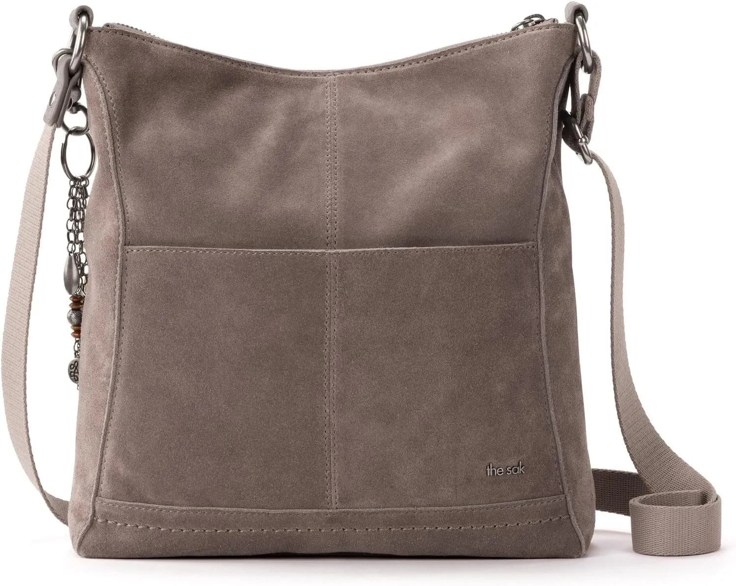 The Sak Lucia Crossbody Bag in Leather, Convertible Purse with Adjustable Strap