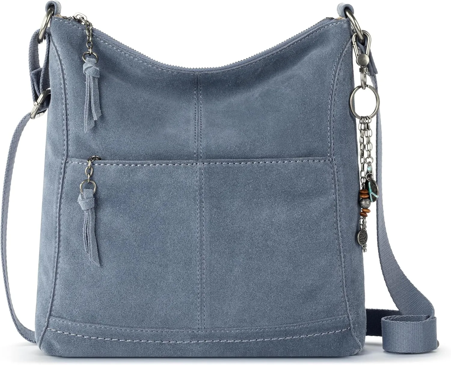 The Sak Lucia Crossbody Bag in Leather, Convertible Purse with Adjustable Strap