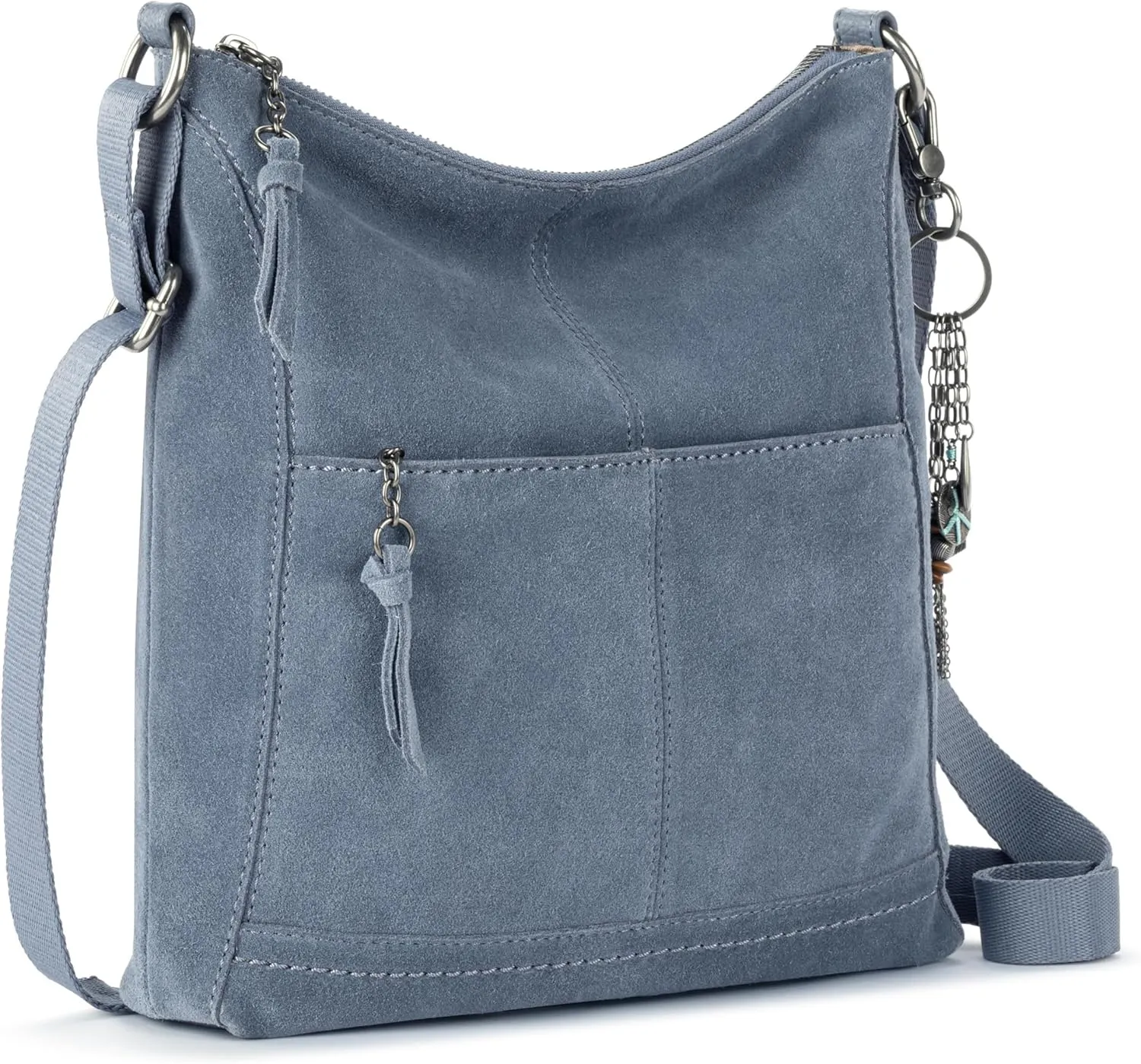 The Sak Lucia Crossbody Bag in Leather, Convertible Purse with Adjustable Strap