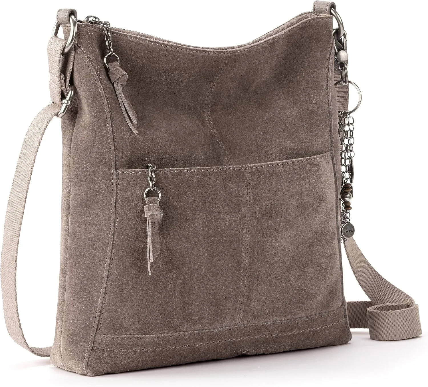 The Sak Lucia Crossbody Bag in Leather, Convertible Purse with Adjustable Strap
