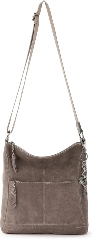 The Sak Lucia Crossbody Bag in Leather, Convertible Purse with Adjustable Strap