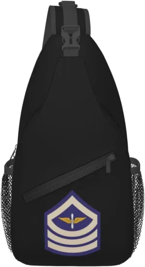 The United States Army Has Unauthorized Badges for the 4Th Rank of Aviation Specialist Crossbody Bags For Women Men Chest Backpack Gym Shoulder Bag Travel Outdoor Sports Casual Crossbody Bags