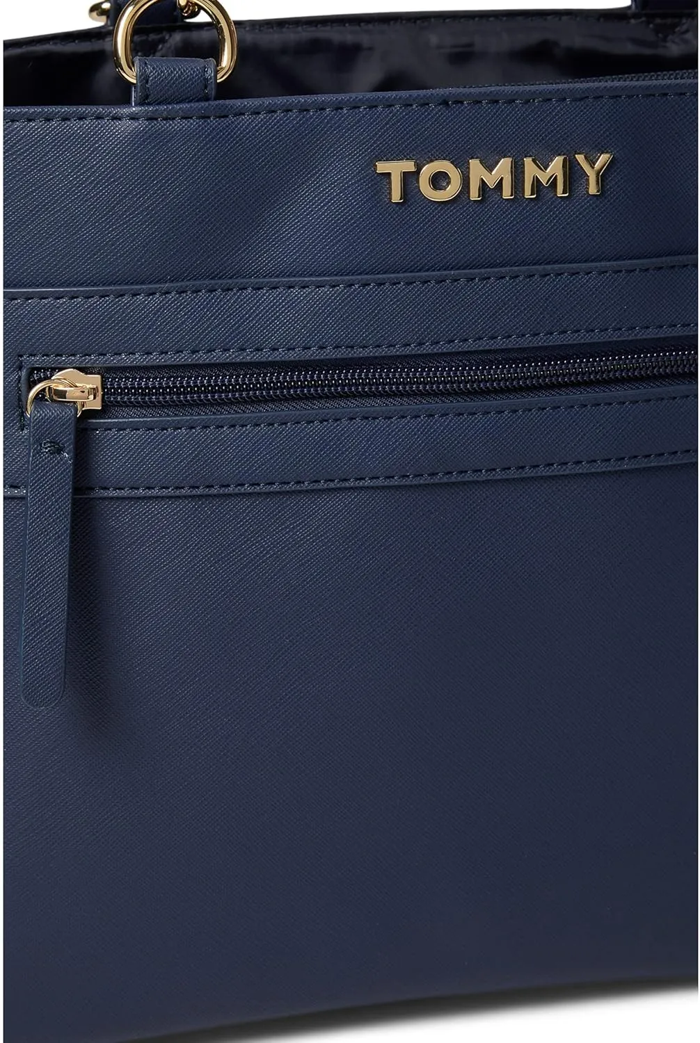 Tommy Hilfiger Women's Kendall Ii Convertible Satchel-saffiano Pvc