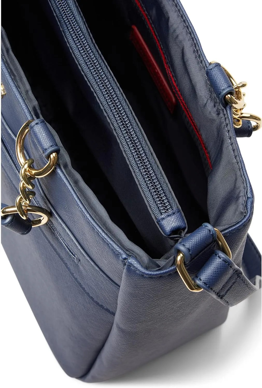 Tommy Hilfiger Women's Kendall Ii Convertible Satchel-saffiano Pvc