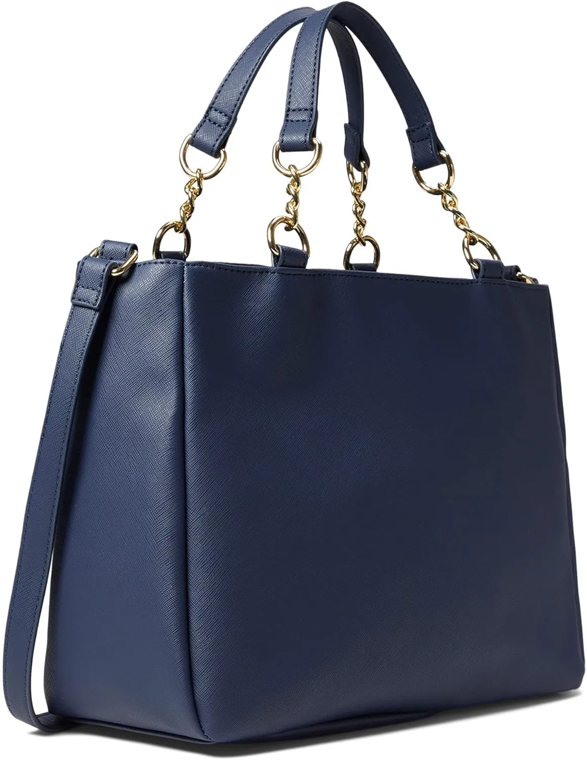 Tommy Hilfiger Women's Kendall Ii Convertible Satchel-saffiano Pvc