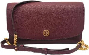 Tory Burch Robinson Pebble Chain Wallet Convertible Crossbody
