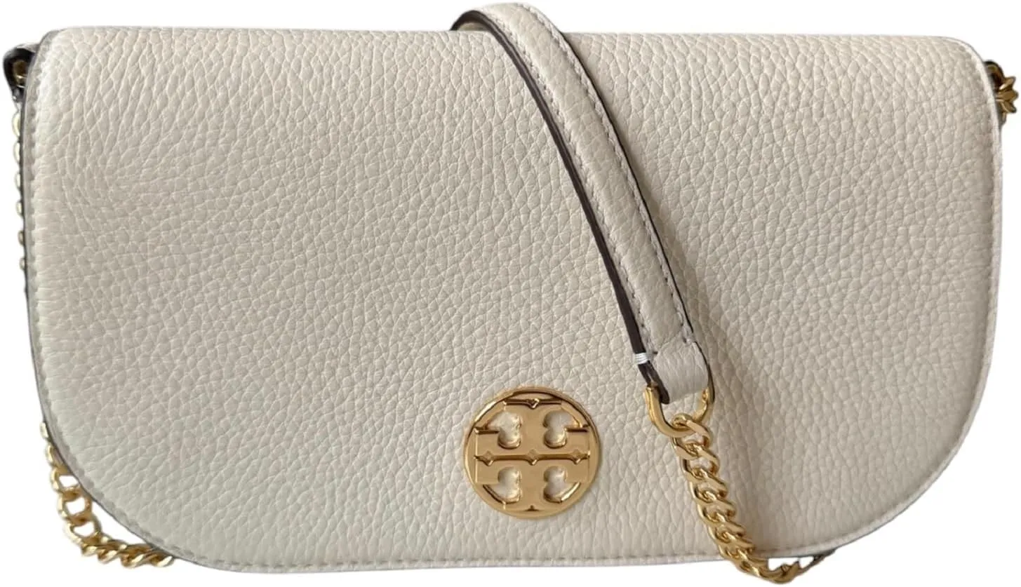 Tory Burch Women Chelsea Pebbled Leather Crossbody Shoulder bag