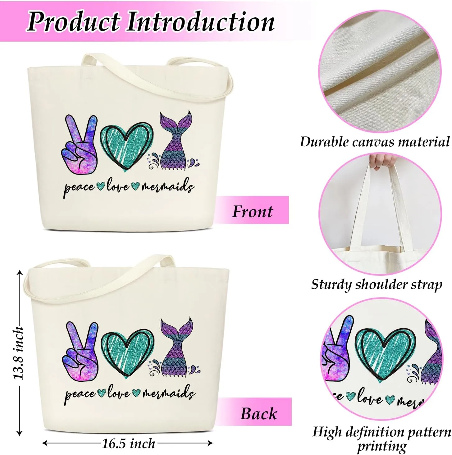 Tote Bag Canvas Handbag
