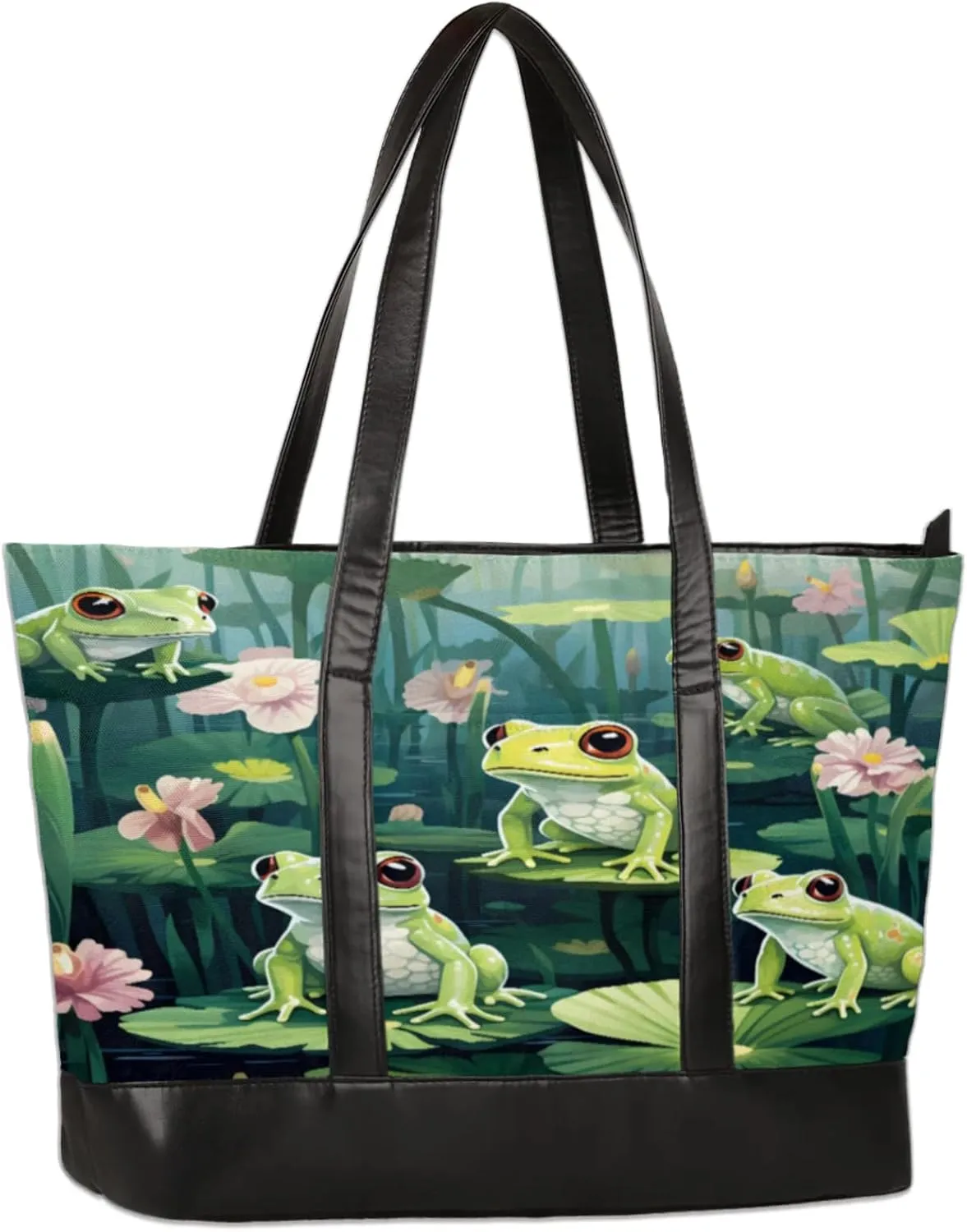 Tote Bag for Women with Zipper, Laptop Tote Bags Laptop Sleeve Case Shoulder Bag Messenger Bags