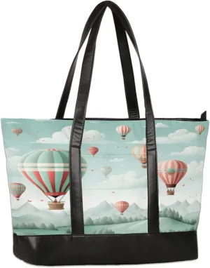 Tote Bag for Women with Zipper, Laptop Tote Bags Laptop Sleeve Case Shoulder Bag Messenger Bags