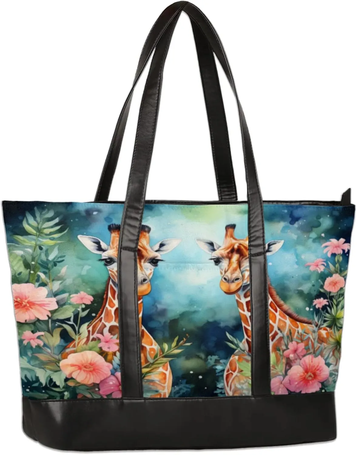 Tote Bag for Women with Zipper, Laptop Tote Bags Laptop Sleeve Case Shoulder Bag Messenger Bags