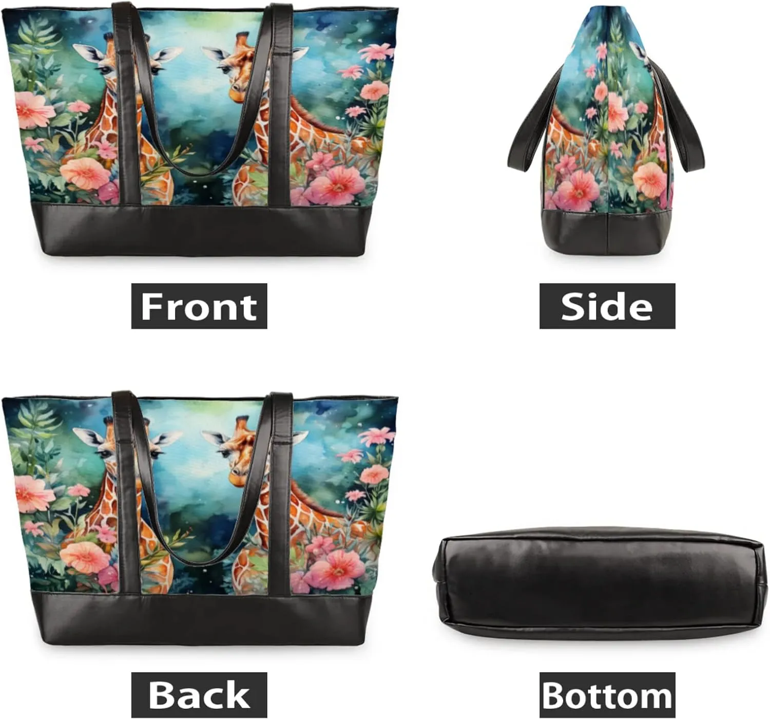 Tote Bag for Women with Zipper, Laptop Tote Bags Laptop Sleeve Case Shoulder Bag Messenger Bags
