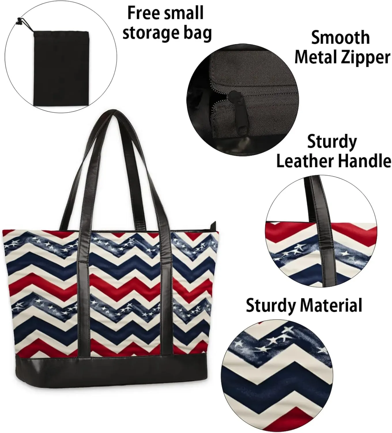 Tote Bag for Women with Zipper, Laptop Tote Bags Laptop Sleeve Case Shoulder Bag Messenger Bags