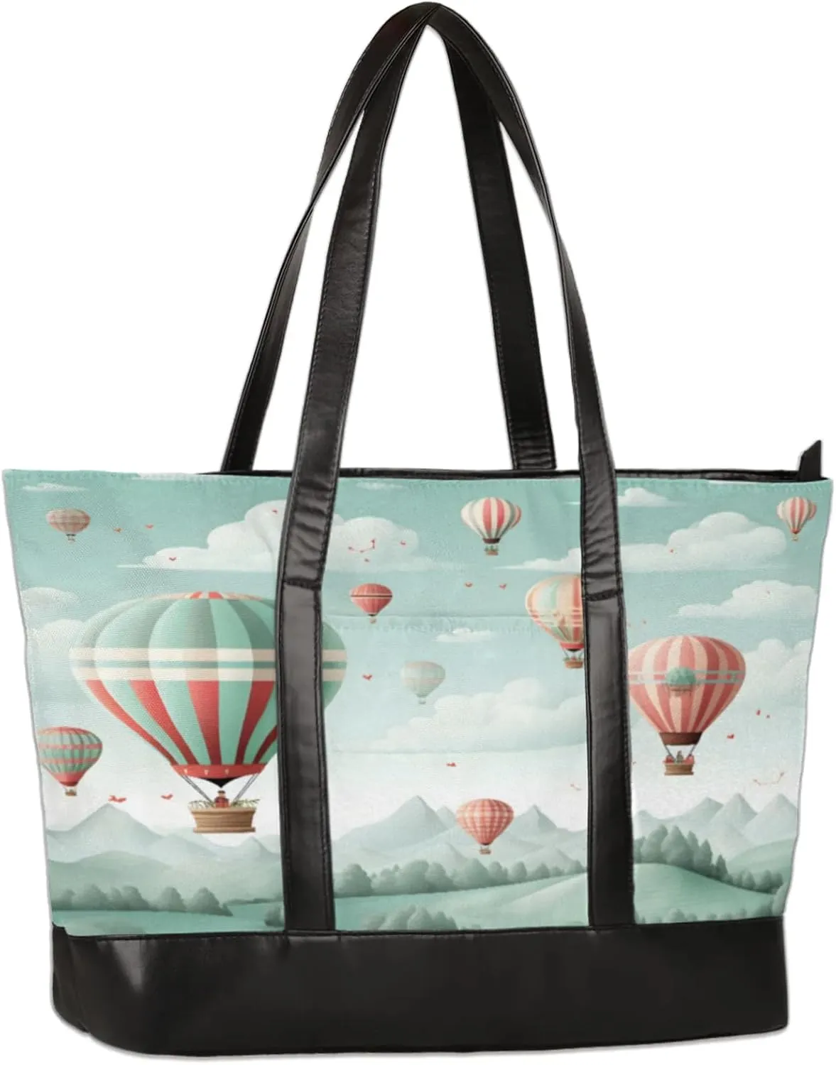 Tote Bag for Women with Zipper, Laptop Tote Bags Laptop Sleeve Case Shoulder Bag Messenger Bags