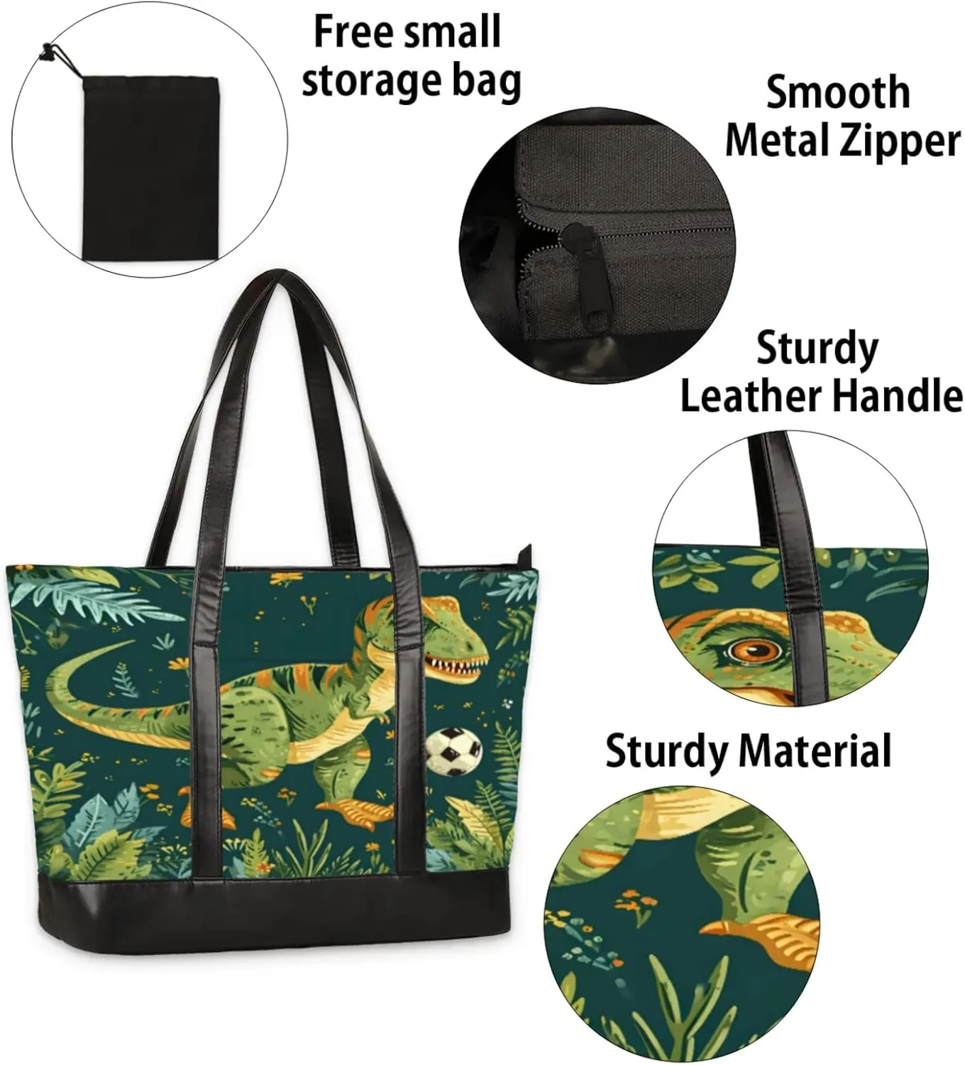 Tote Bag for Women with Zipper, Laptop Tote Bags Laptop Sleeve Case Shoulder Bag Messenger Bags