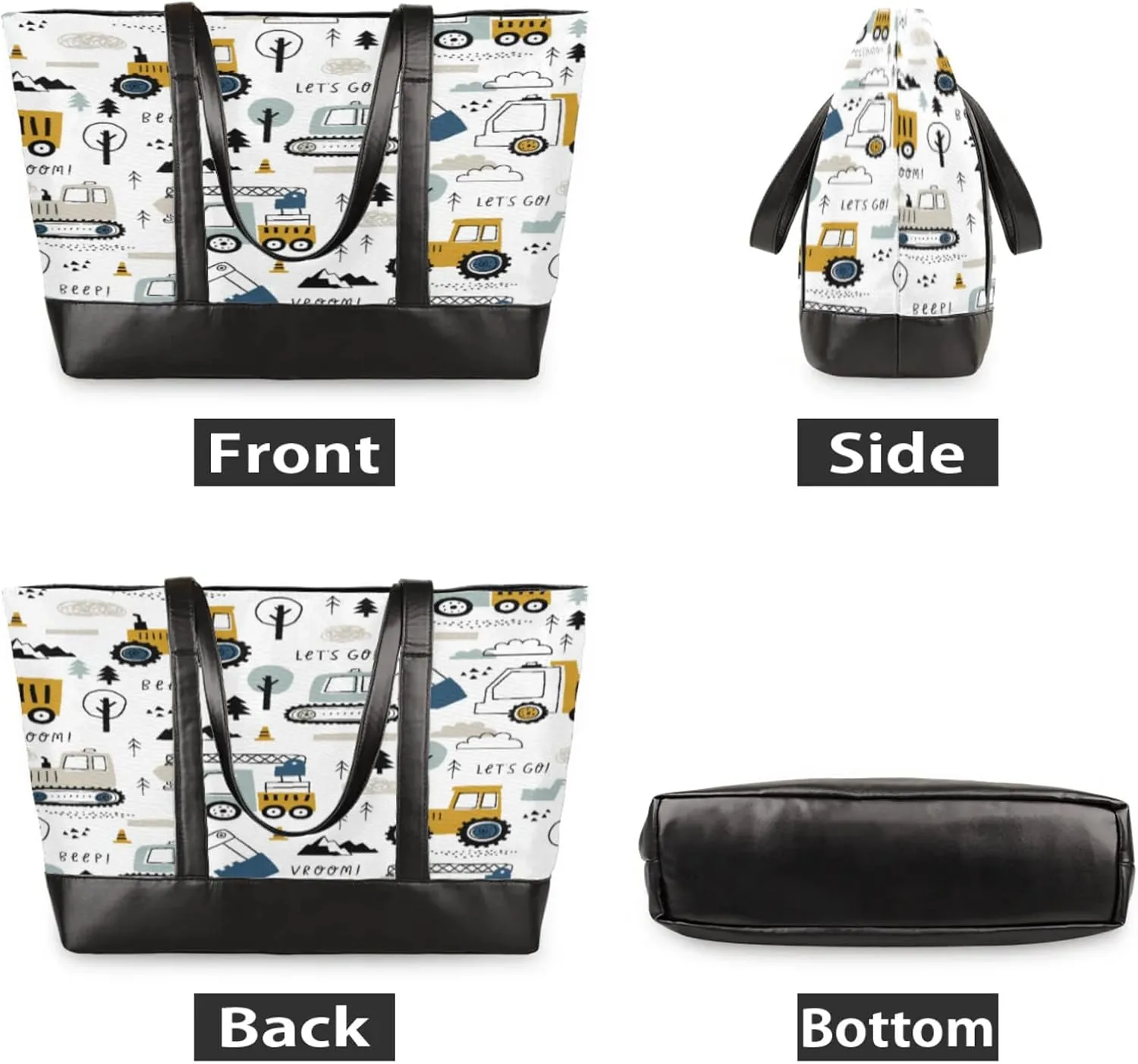Tote Bag for Women with Zipper, Laptop Tote Bags Laptop Sleeve Case Shoulder Bag Messenger Bags