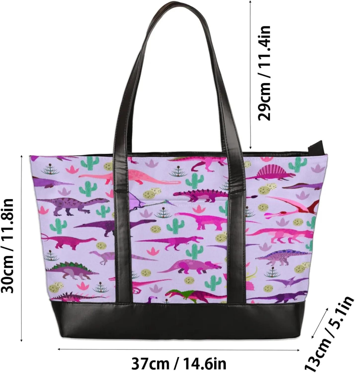 Tote Bag for Women with Zipper, Laptop Tote Bags Laptop Sleeve Case Shoulder Bag Messenger Bags