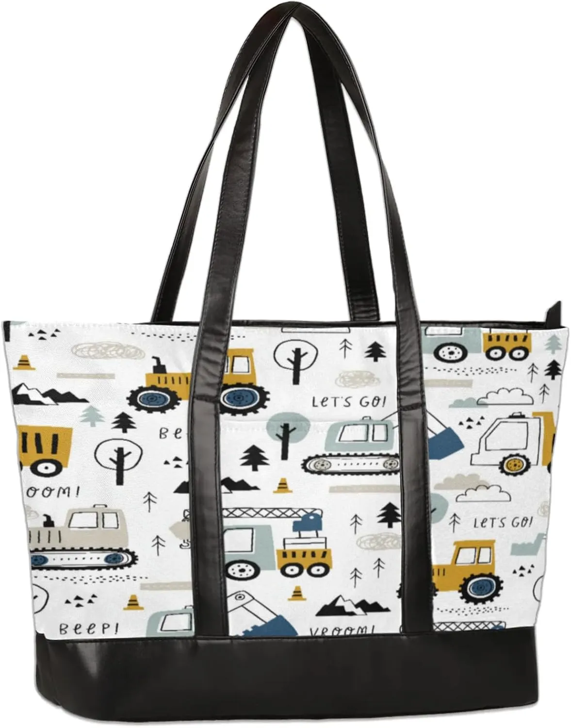 Tote Bag for Women with Zipper, Laptop Tote Bags Laptop Sleeve Case Shoulder Bag Messenger Bags