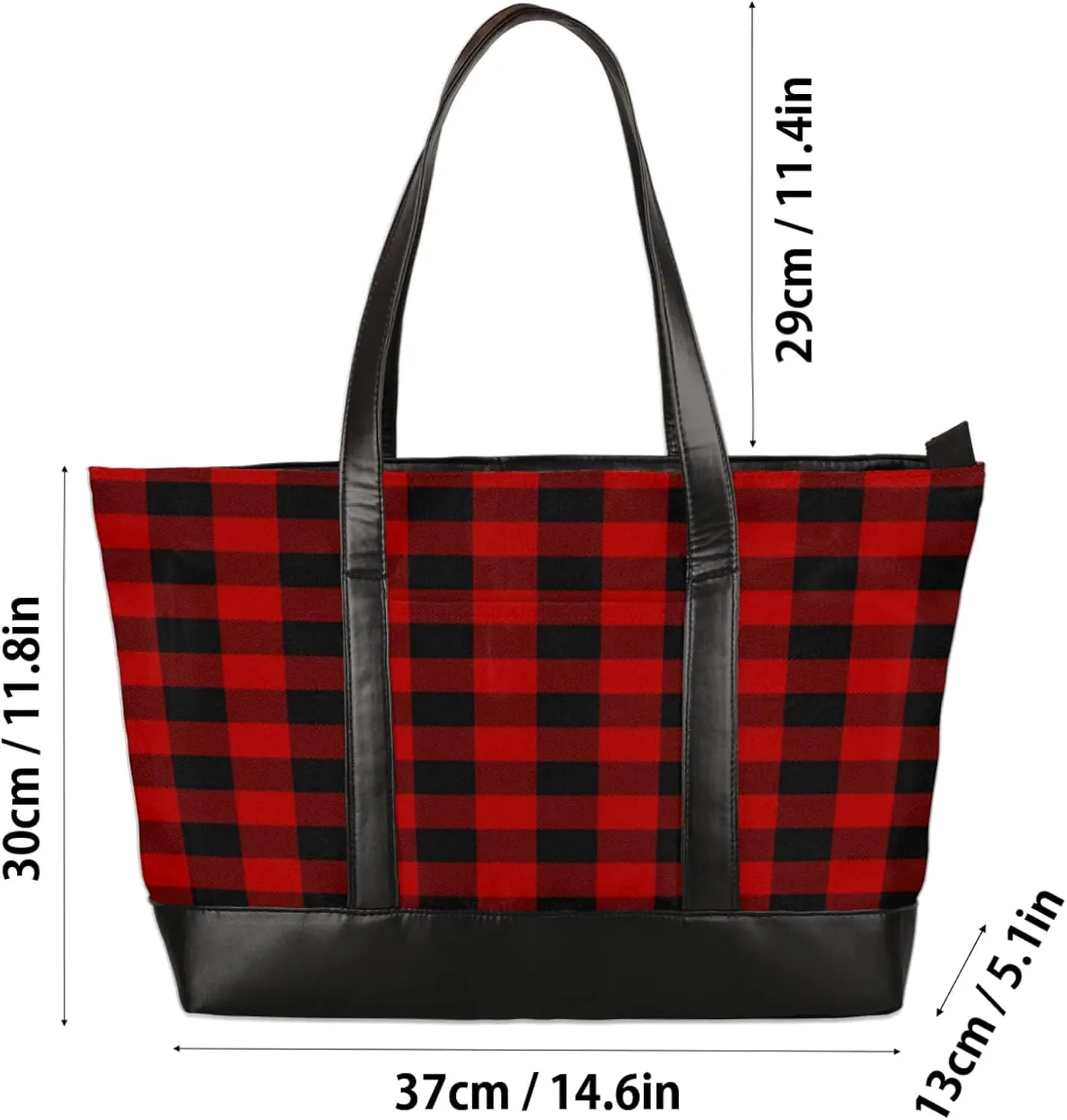 Tote Bag for Women with Zipper, Laptop Tote Bags Laptop Sleeve Case Shoulder Bag Messenger Bags