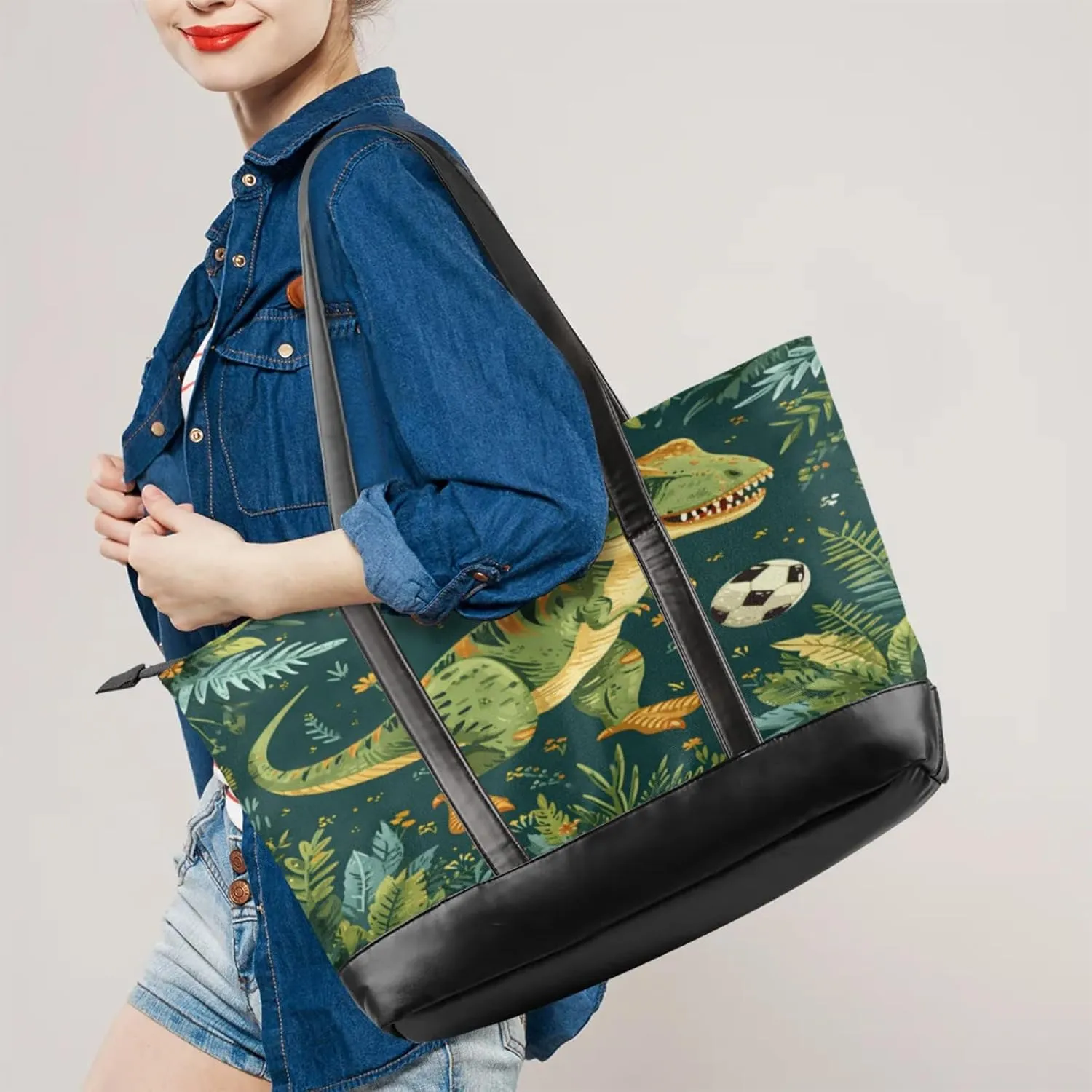 Tote Bag for Women with Zipper, Laptop Tote Bags Laptop Sleeve Case Shoulder Bag Messenger Bags