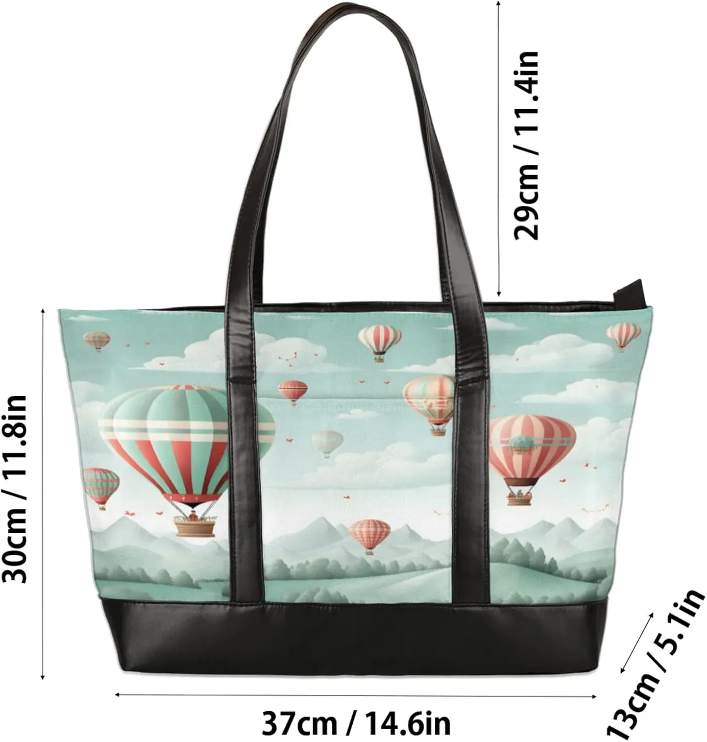 Tote Bag for Women with Zipper, Laptop Tote Bags Laptop Sleeve Case Shoulder Bag Messenger Bags