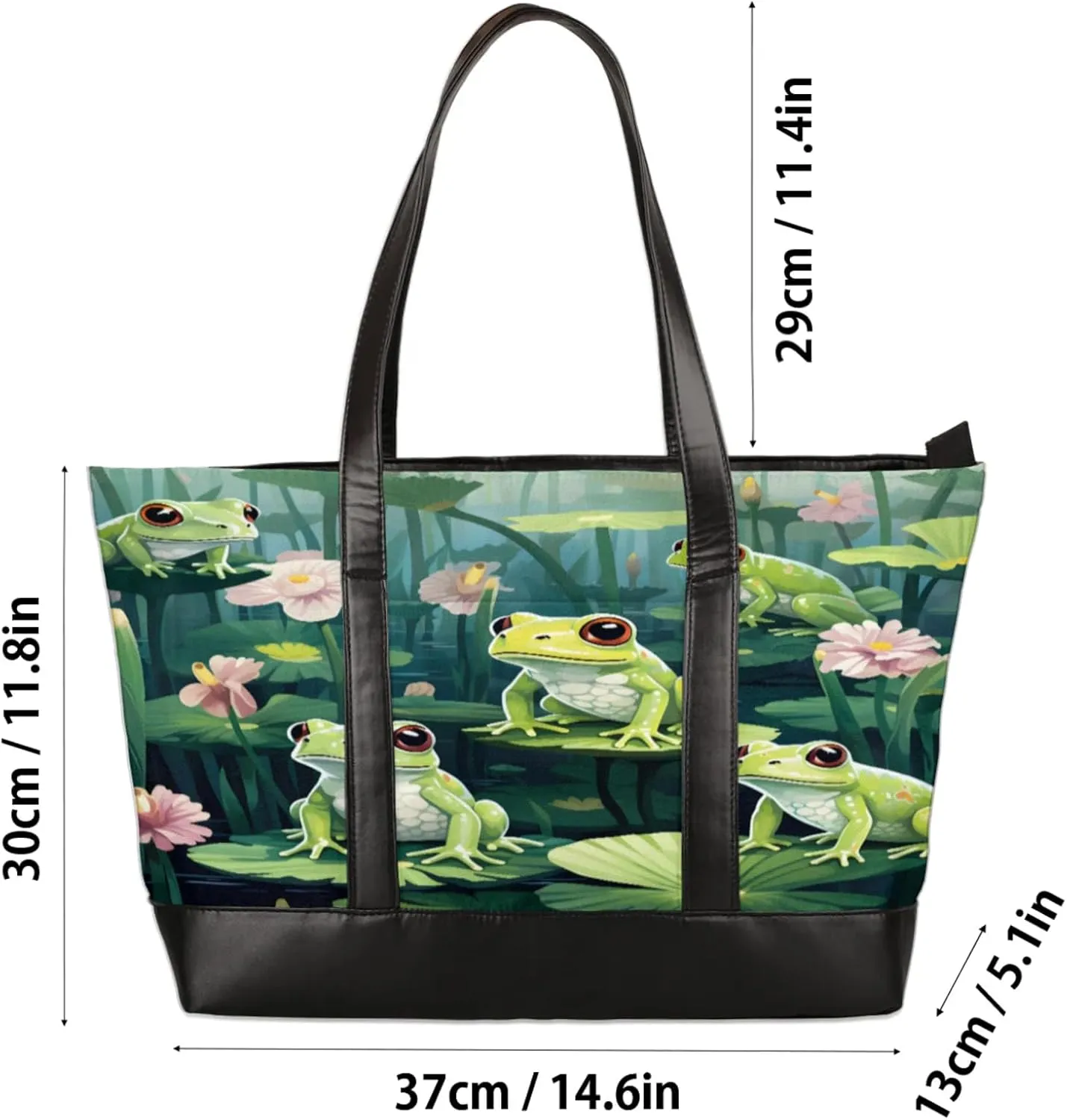 Tote Bag for Women with Zipper, Laptop Tote Bags Laptop Sleeve Case Shoulder Bag Messenger Bags