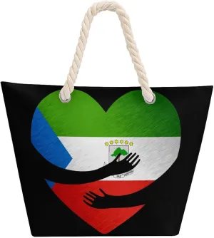Tote Bag Large Handles Beach Bag with Zipper for Shopping Groceries Travel Outdoors Swim Pool Bag