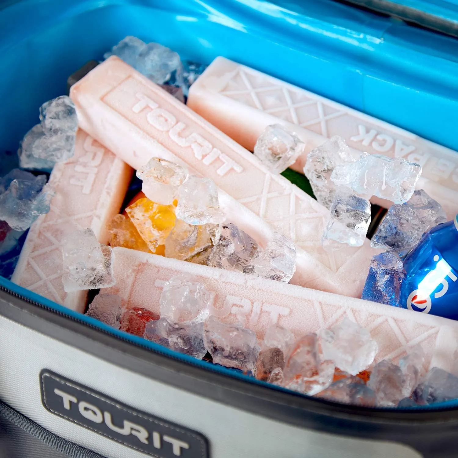 TOURIT Ice Packs for Coolers Reusable Long Lasting Freezer Packs for Lunch Bags/Boxes, Cooler Backpack
