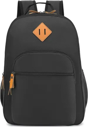 Travel Backpack Water Resistant Laptop Backpacks College Bookbag Flight Approved Carry On Bag Dapack Black
