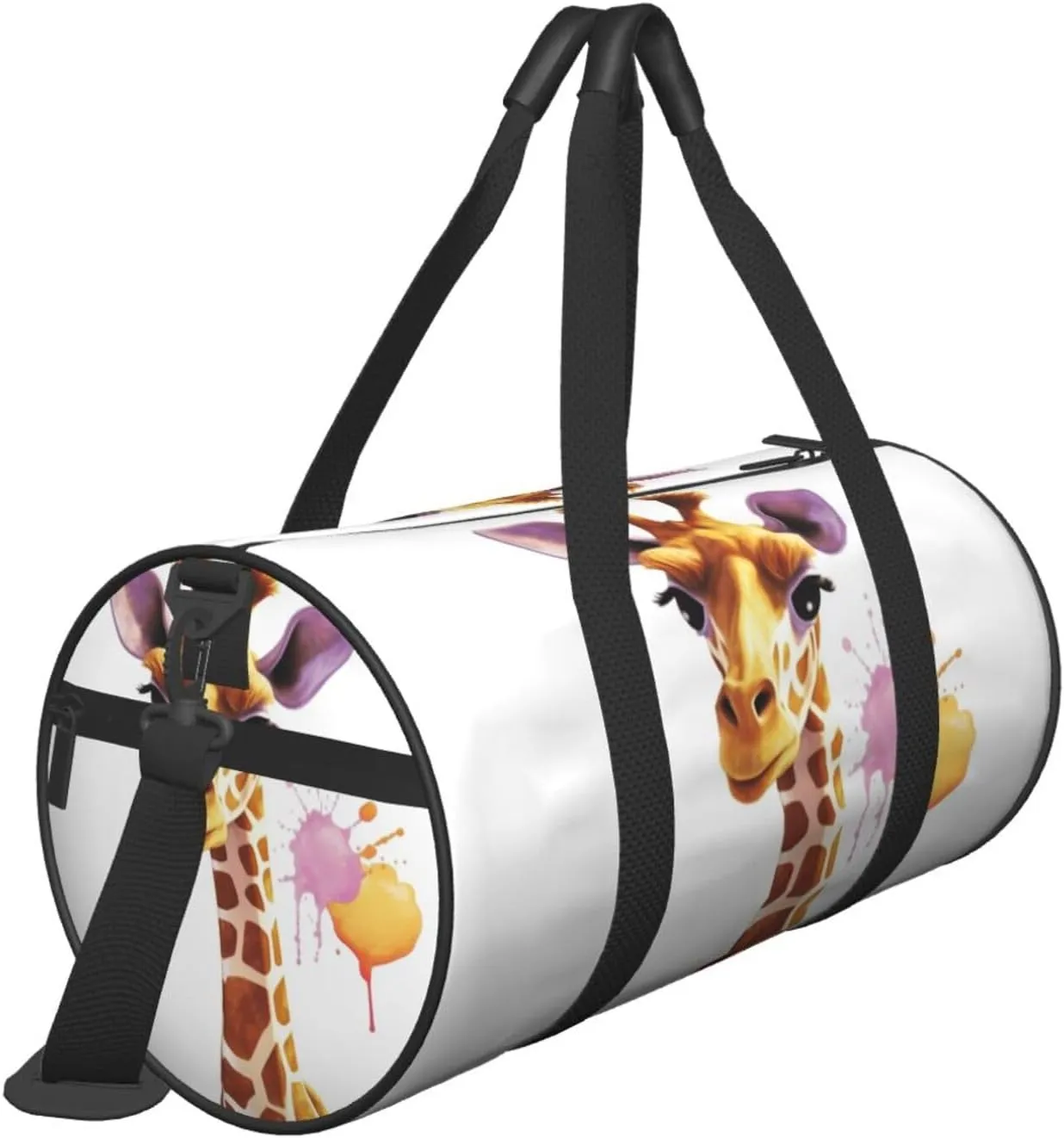 Travel Bag For Women,Giraffe Print Personal Item Duffle Bags,Weekend Travel Duffel Tote Bag,Travel Sport Gym Bag For Men,Airplane Travel Essentials For Flying