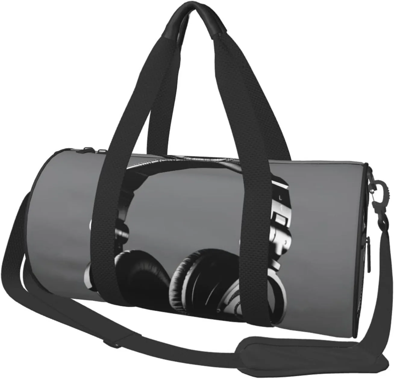 Travel Bag For Women,Headphones Print Personal Item Duffle Bags,Weekend Travel Duffel Tote Bag,Travel Sport Gym Bag For Men,Airplane Travel Essentials For Flying