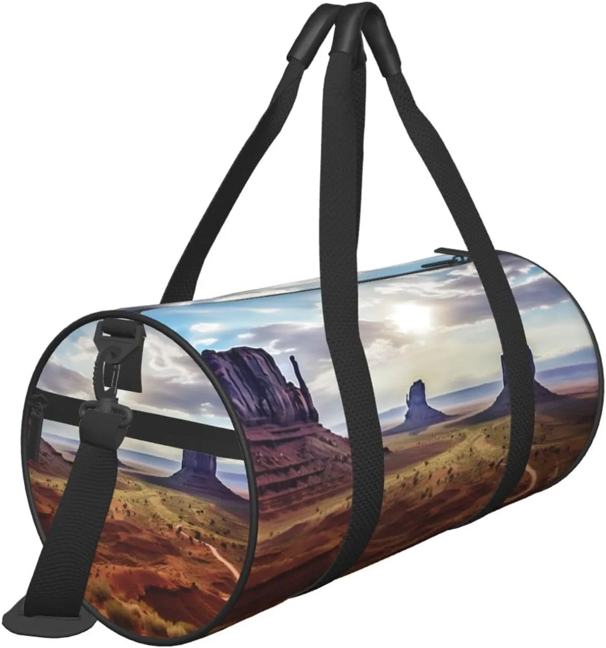 Travel Bag For Women,Landscape Of Monument Valley Print Personal Item Duffle Bags,Weekend Travel Duffel Tote Bag,Travel Sport Gym Bag For Men,Airplane Travel Essentials For Flying