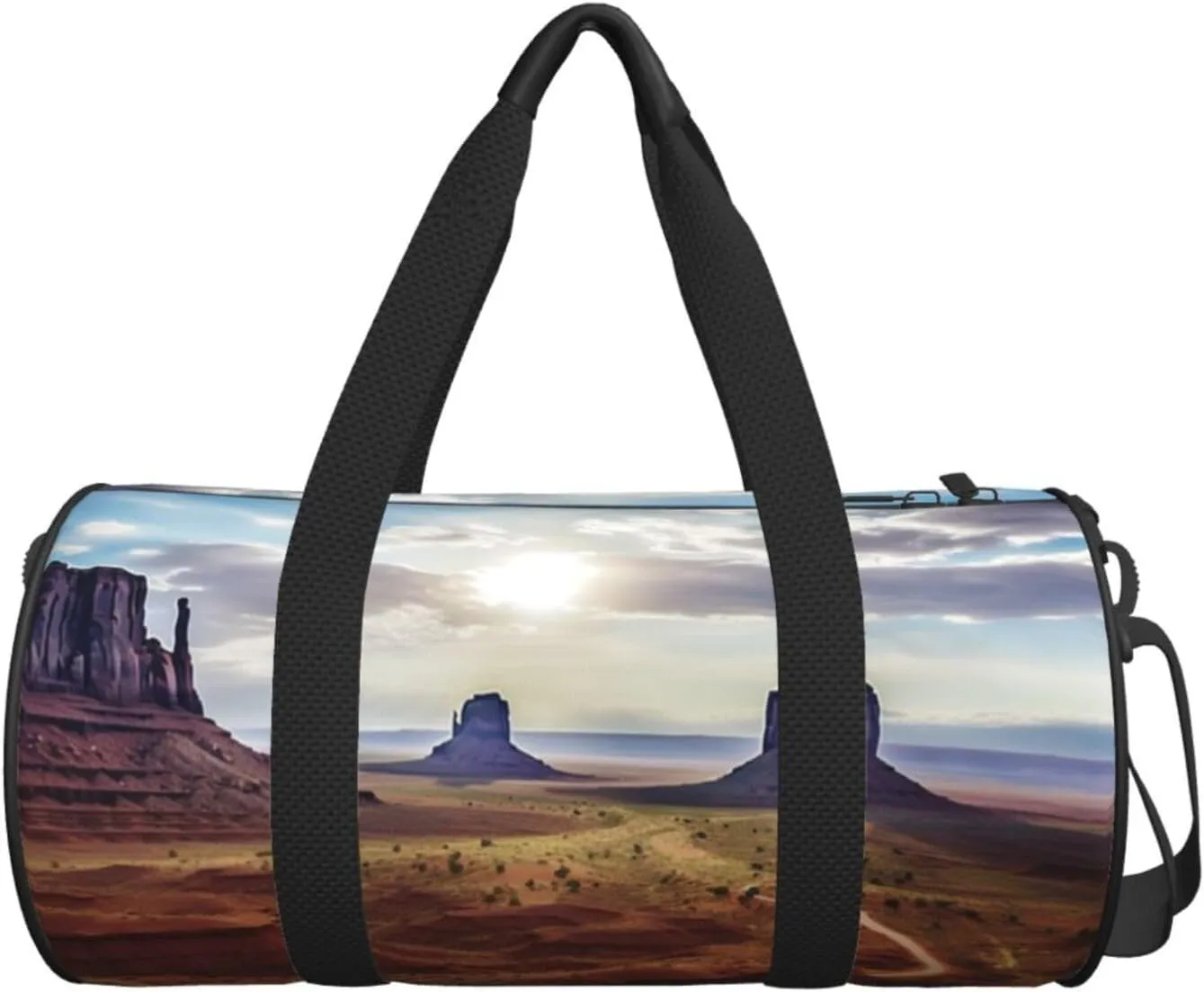 Travel Bag For Women,Landscape Of Monument Valley Print Personal Item Duffle Bags,Weekend Travel Duffel Tote Bag,Travel Sport Gym Bag For Men,Airplane Travel Essentials For Flying