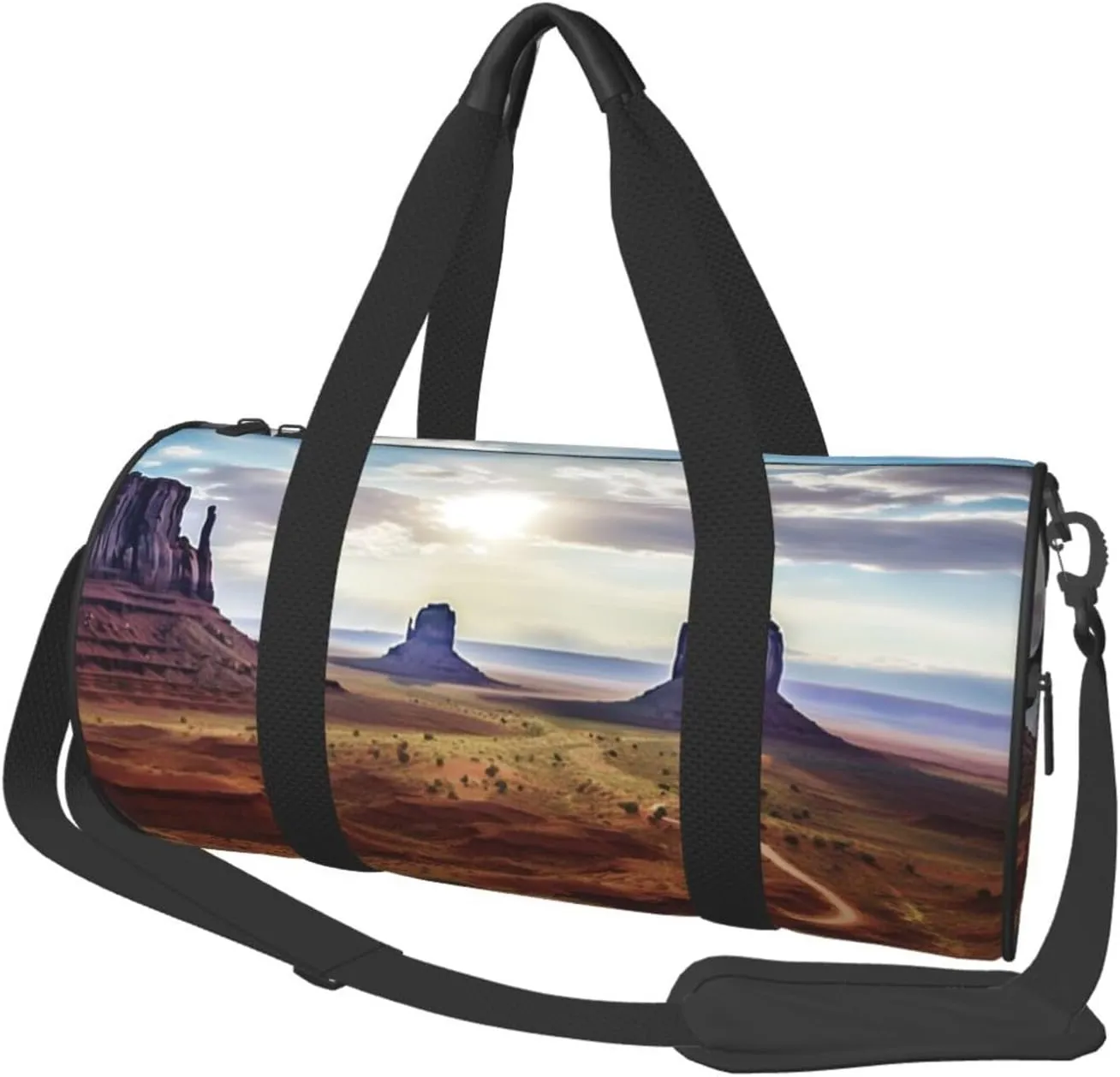 Travel Bag For Women,Landscape Of Monument Valley Print Personal Item Duffle Bags,Weekend Travel Duffel Tote Bag,Travel Sport Gym Bag For Men,Airplane Travel Essentials For Flying