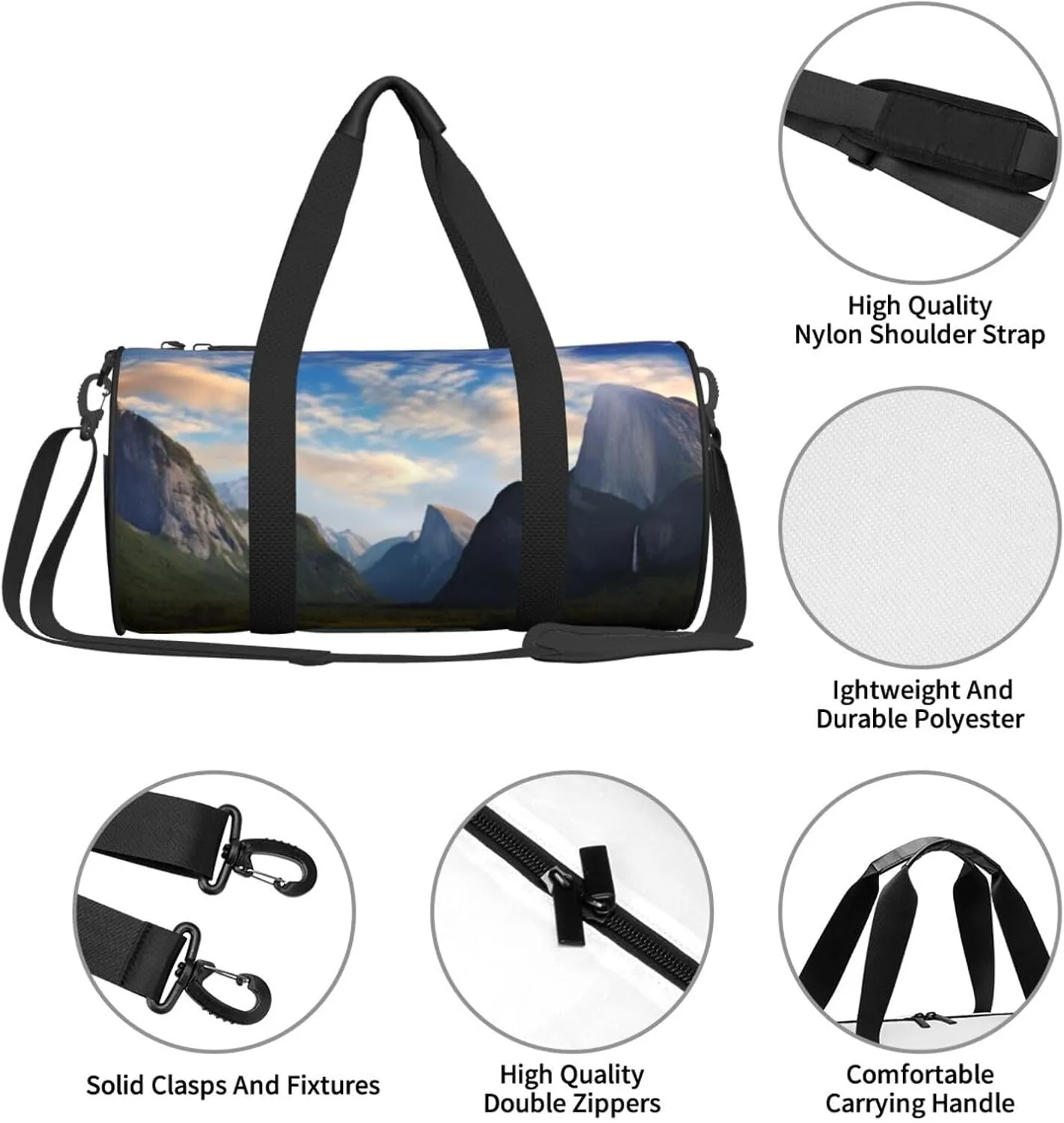 Travel Bag For Women,National Park Print Personal Item Duffle Bags,Weekend Travel Duffel Tote Bag,Travel Sport Gym Bag For Men,Airplane Travel Essentials For Flying