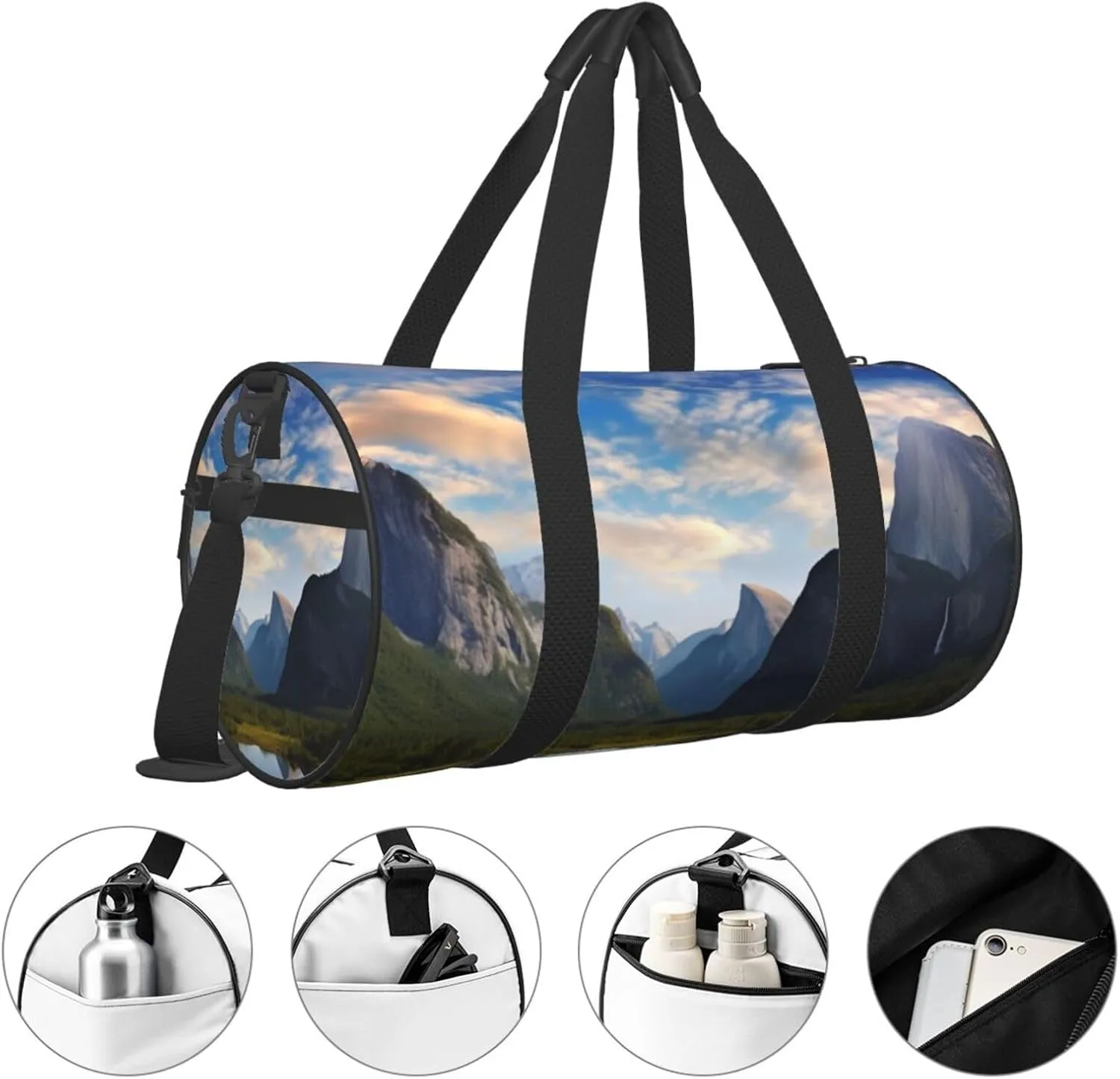 Travel Bag For Women,National Park Print Personal Item Duffle Bags,Weekend Travel Duffel Tote Bag,Travel Sport Gym Bag For Men,Airplane Travel Essentials For Flying