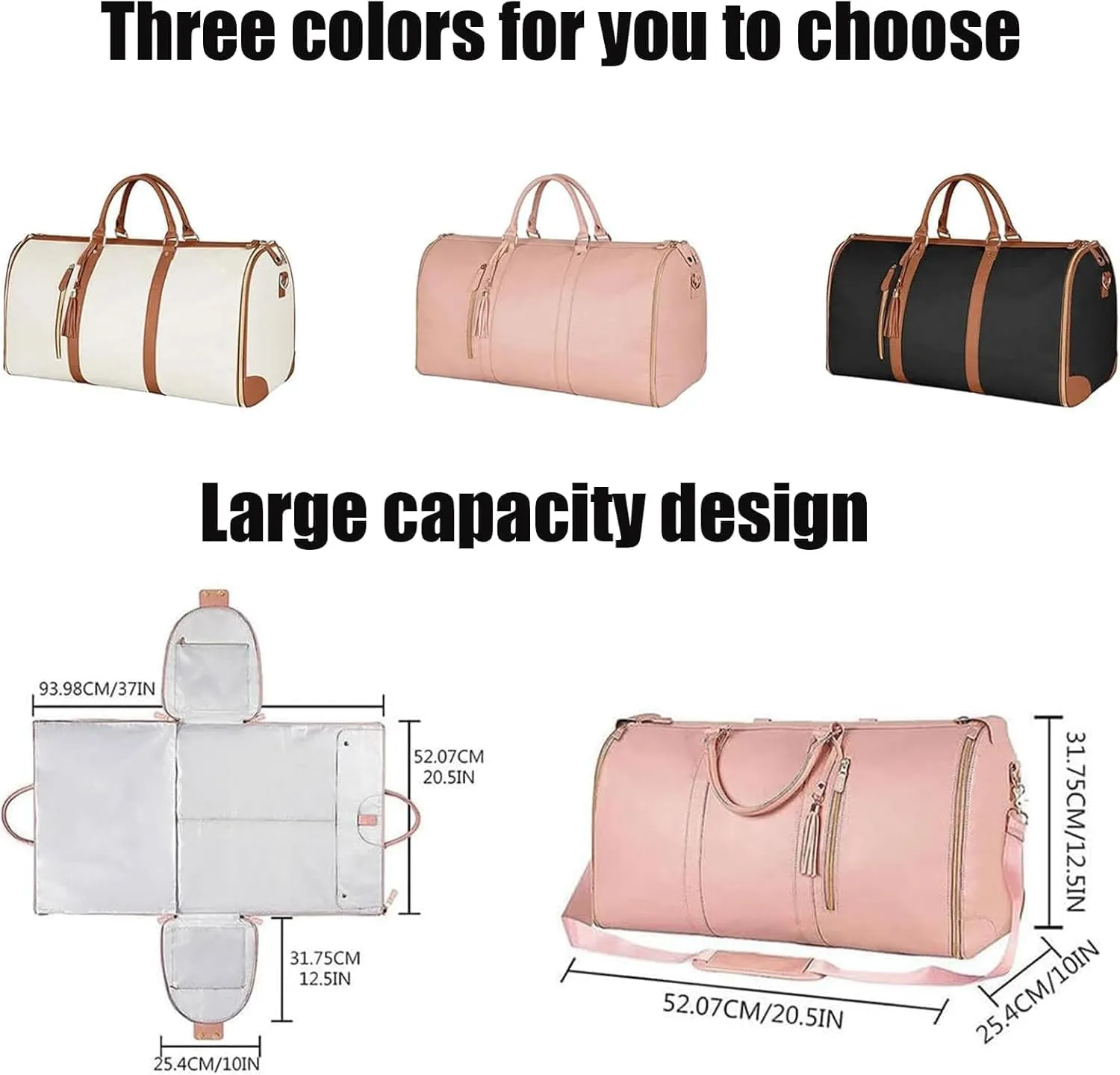 Travelezy luggage bag,Viralhuntz Travel Bag,mszcplo Wonder Bag, Large Capacity Foldable Garment(Beige)