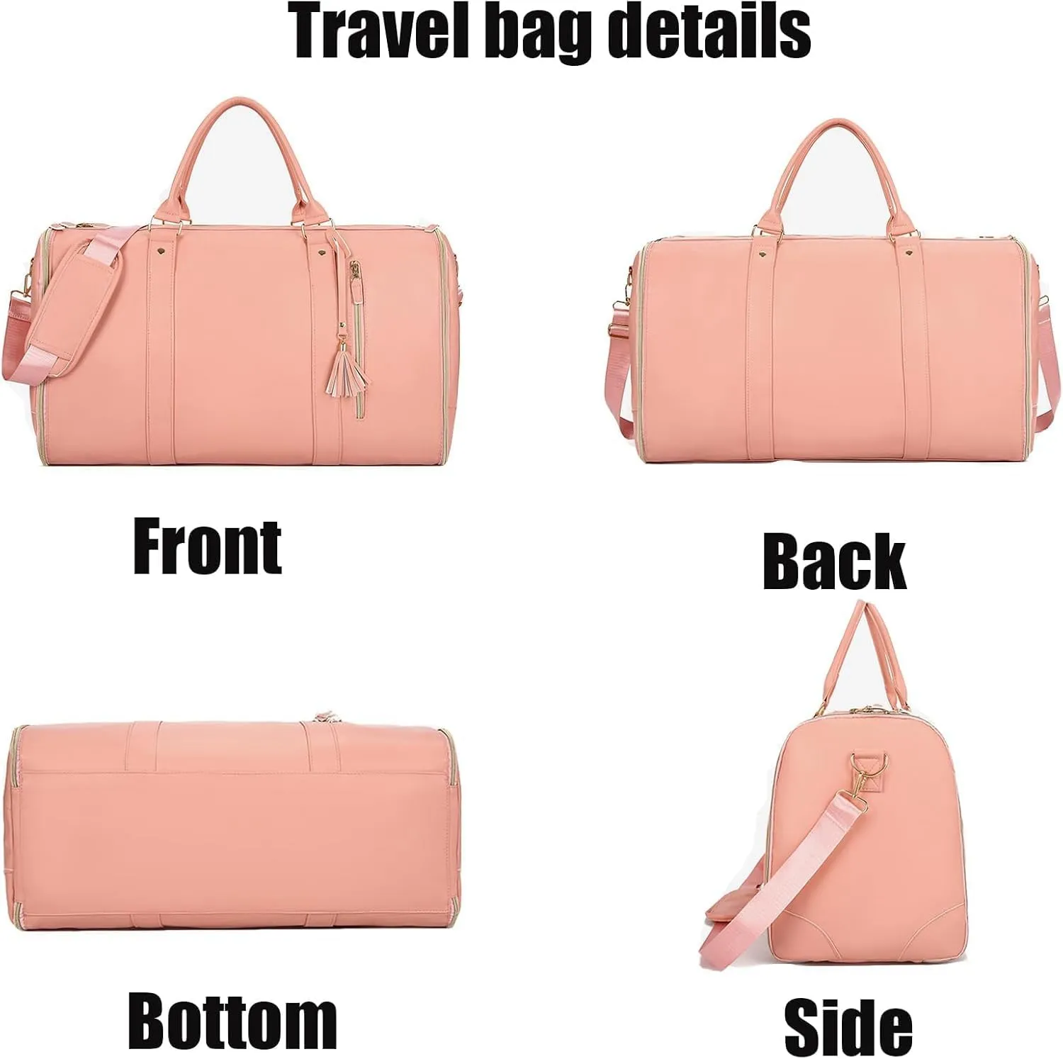 Travelezy luggage bag,Viralhuntz Travel Bag,mszcplo Wonder Bag, Large Capacity Foldable Garment(Beige)