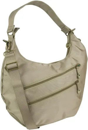 Travelon Convertible Hobo with RFID Protection - Champagne