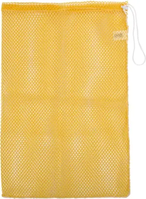 Trident Locking Toggle Drawstring Mesh Gear and Game Bags (Yellow 18" x 30")