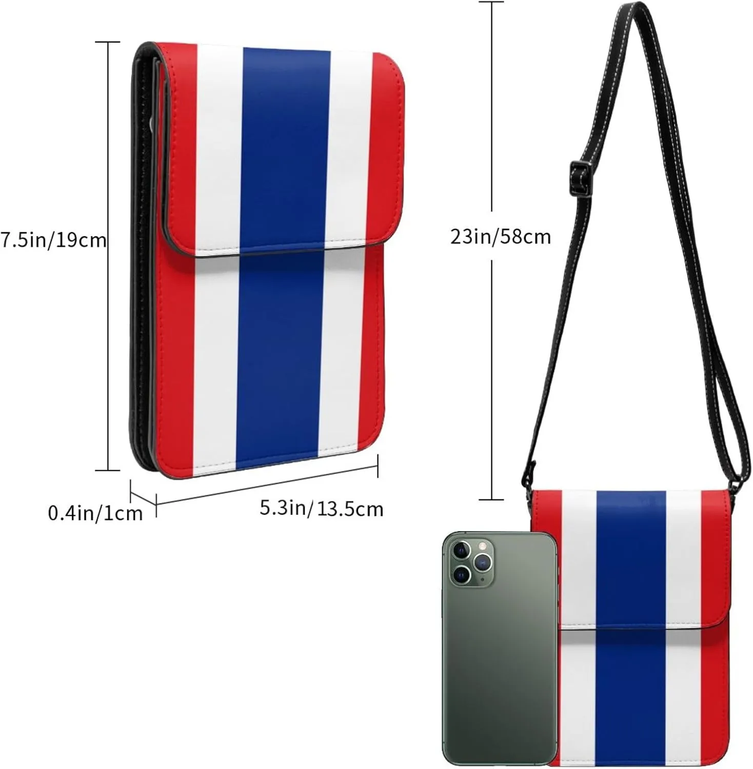 Trinidadian and Tobagonian Flag Small Crossbody Purse Cell Phone Bag for Women