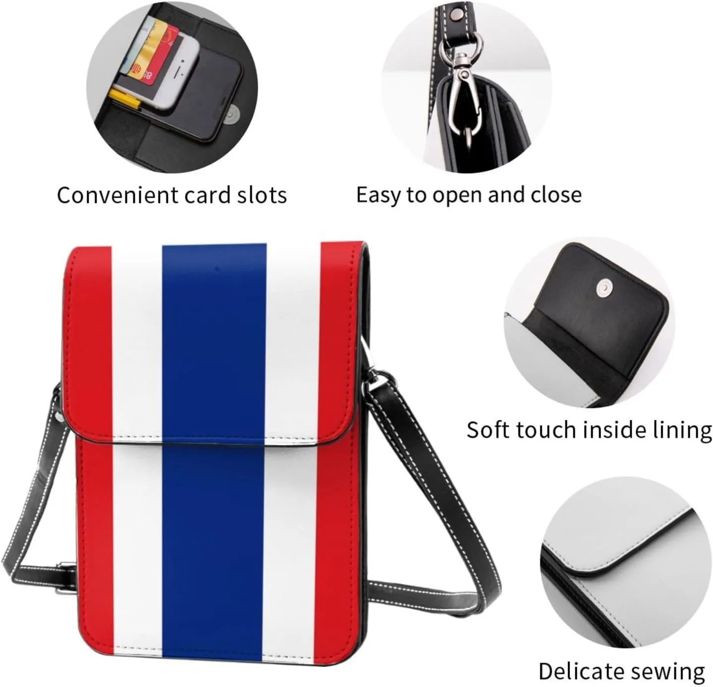 Trinidadian and Tobagonian Flag Small Crossbody Purse Cell Phone Bag for Women
