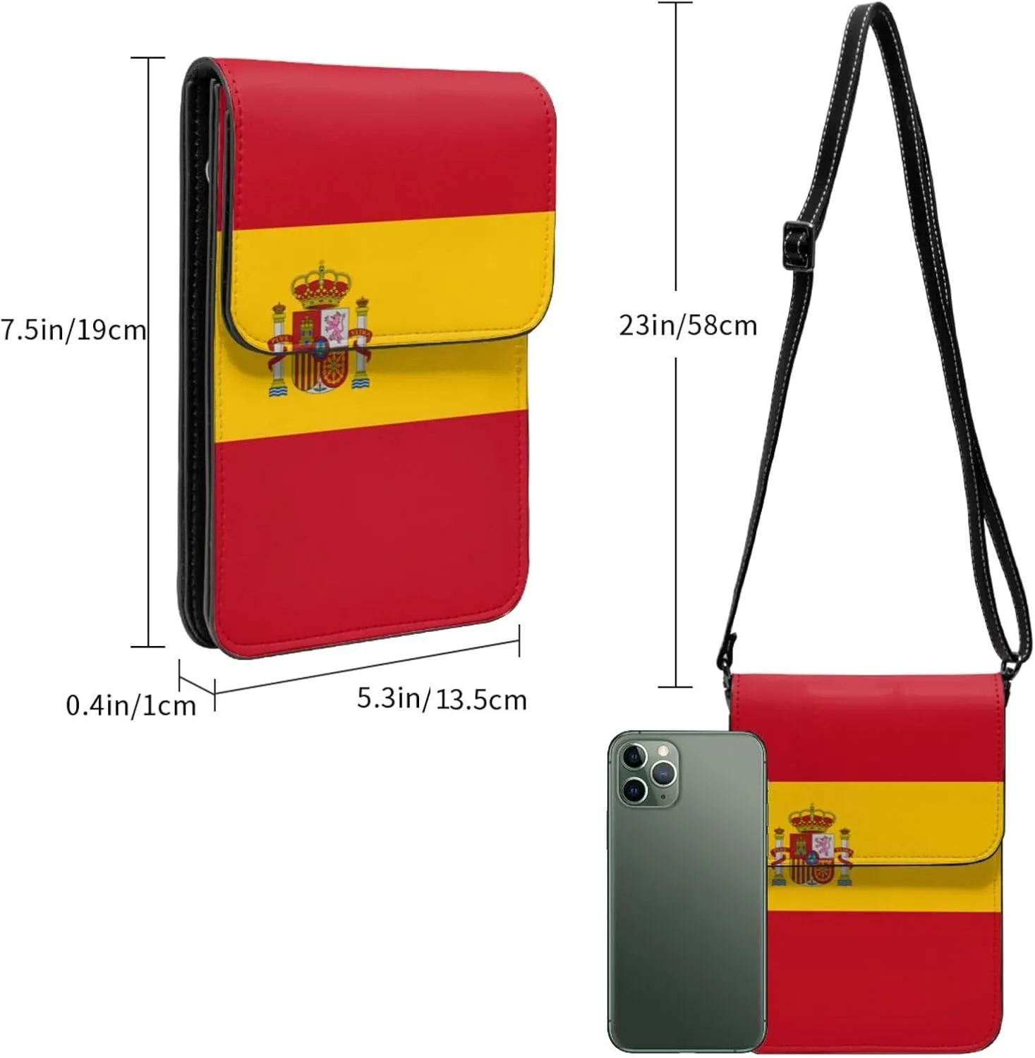 Trinidadian and Tobagonian Flag Small Crossbody Purse Cell Phone Bag for Women