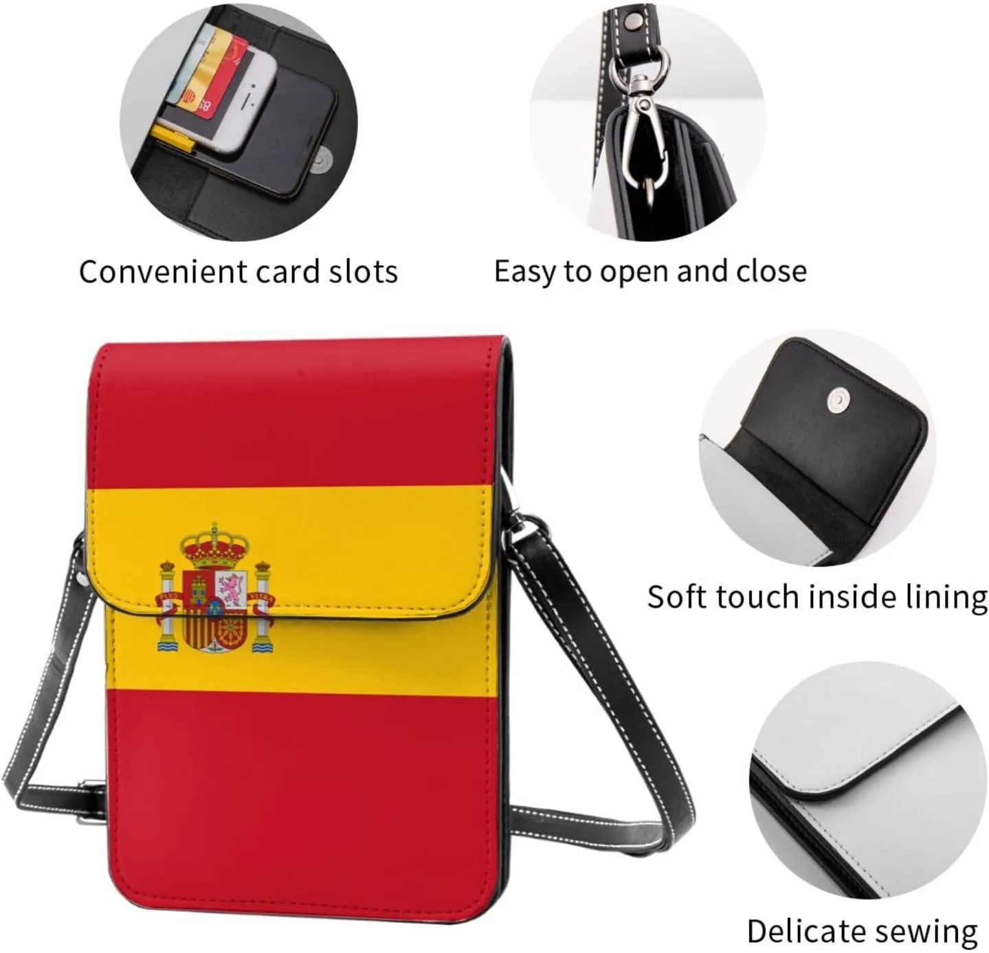 Trinidadian and Tobagonian Flag Small Crossbody Purse Cell Phone Bag for Women