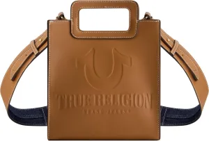 True Religion Women's Tote Bag, North South Travel Purse Handbag with Adjustable Shoulder Strap and Horseshoe Motif